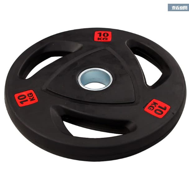 in Stock 3 Hole Gym Rubber Cheap Barbell Weight Plates Rubber Coated Bumper Plate Barbell Discs Plates Set