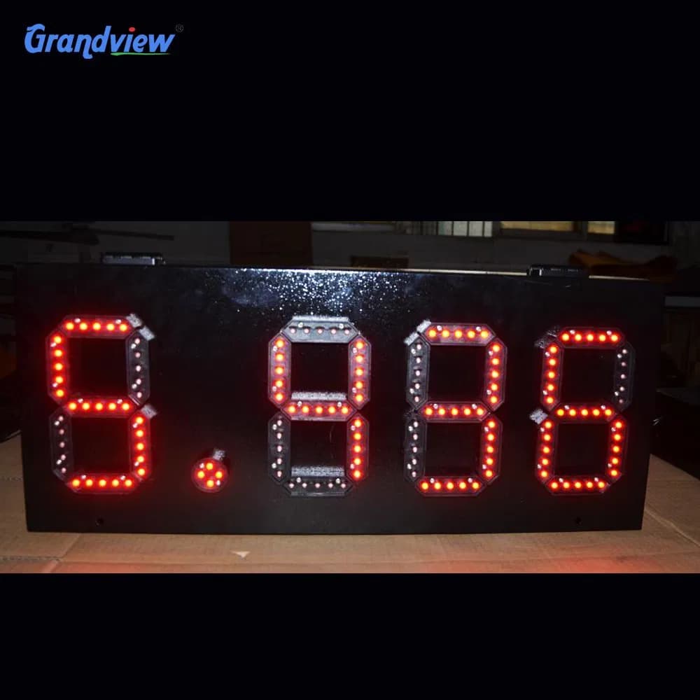 Wholesale 7 Segment LED Display Outdoor Gas Station Price Signs/Gas Price Change Remote Control Petrol Station Price Board