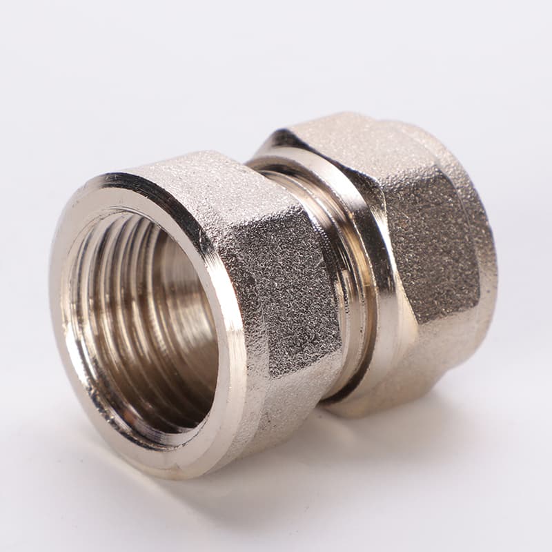Female Coupling Brass Compression Fittings for Pex-Al-Pex Pipe