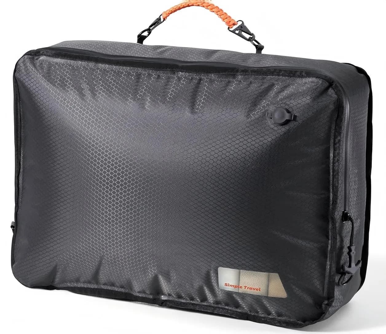Apex 180° Open Travel Vacuum Compression Bags Polyester-TPU IP67 Airtight Packing Cubes with Pump