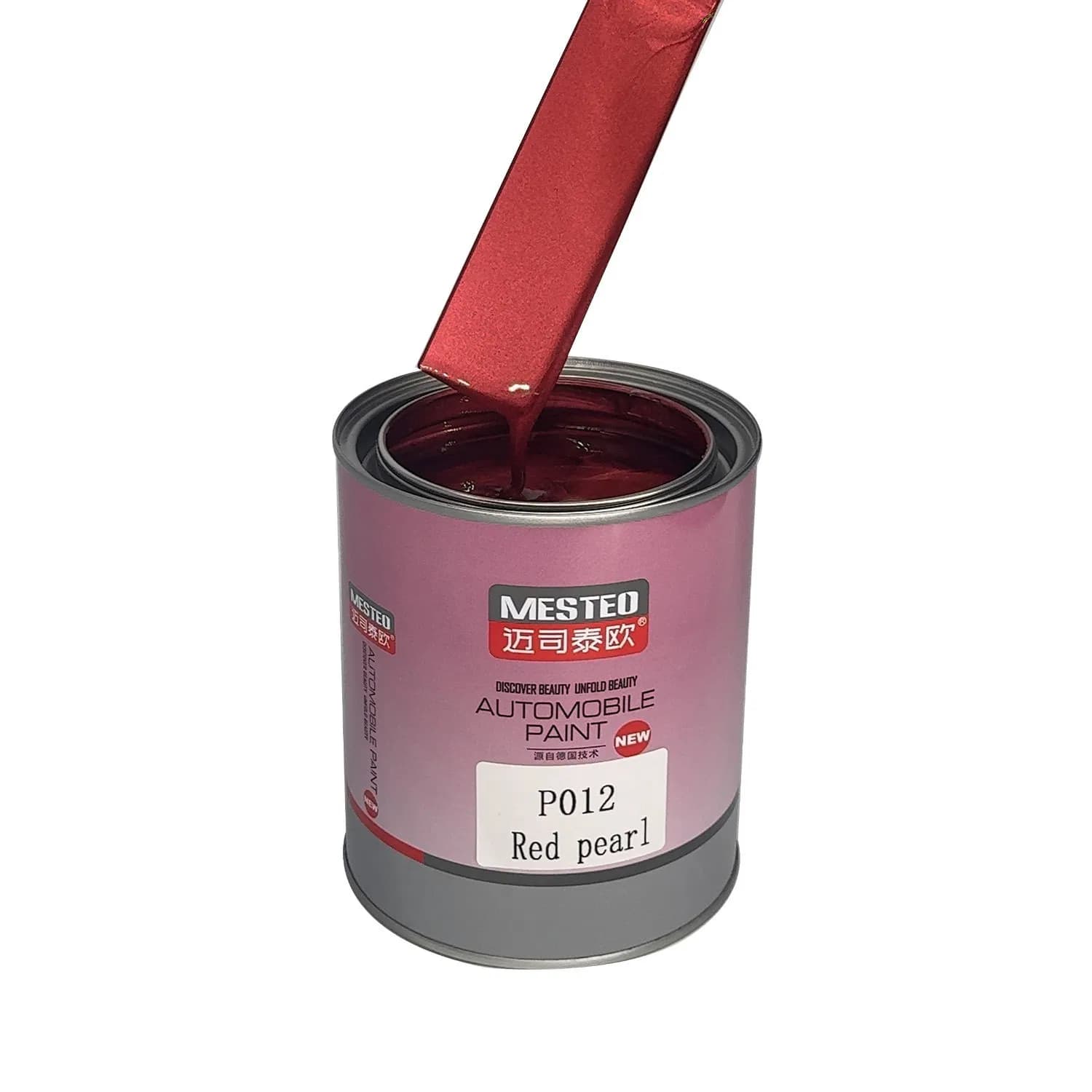 OEM-Approved Vibrant HS 1K Red Pearl High Chroma Automotive Paint