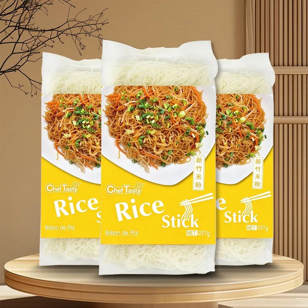Factory Halal OEM Dry Quick Dried Rice Stick Vermicelli Rice Noodle