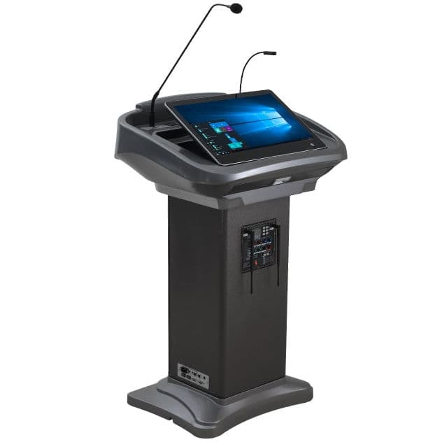 Smart Podium Built in 21.5inch Aio Computer Screen Audio System for Conferencing Interactive Podium