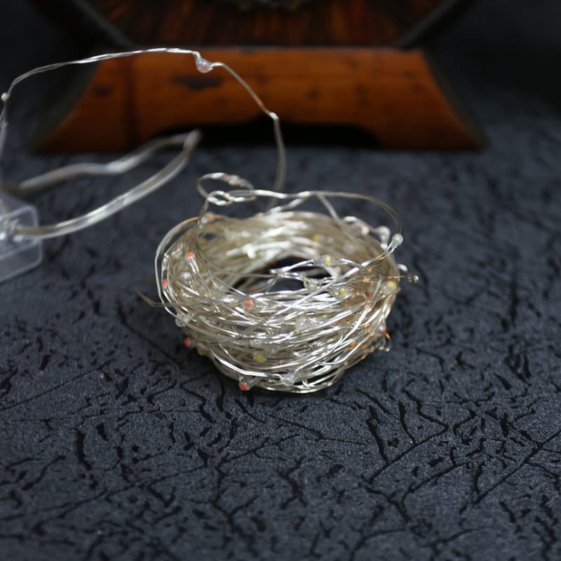 Birthday Product IP65 5m 50LEDs LED Rice Mini Copper Wire Flexible Fairy String Light with Battery