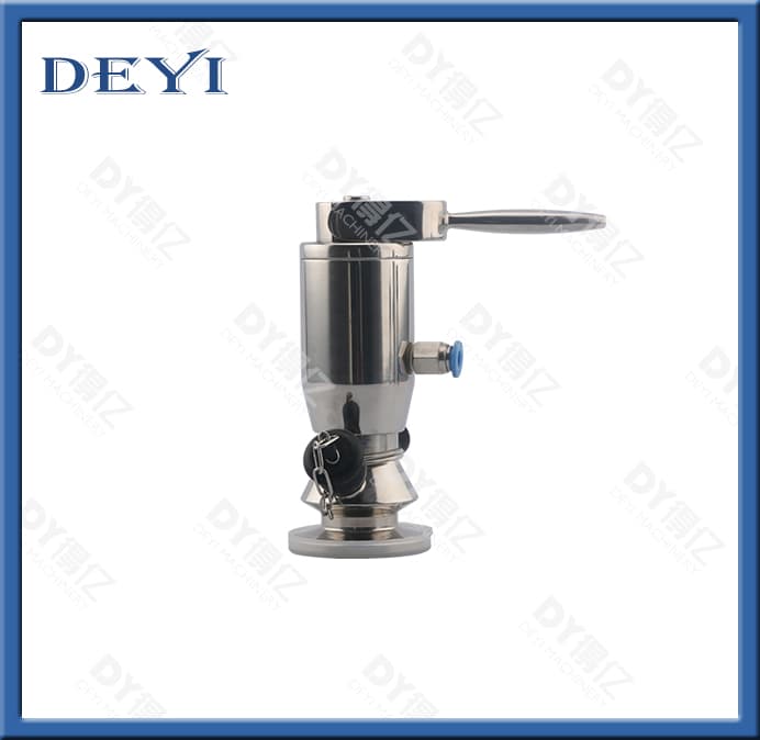 DN32 Stainless Steel Sanitary Tri Clover Sample Valve Valvula De Muestra Tri Clover Sanitaria De Acero Inoxidable