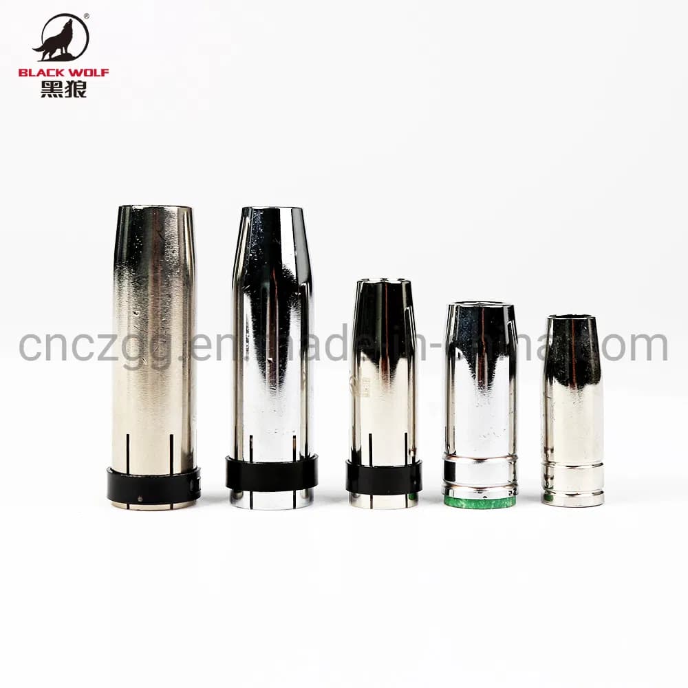 Black Wolf MB15ak MIG CO2 Gas Air Cooled Euro Portable Welding Torch Nozzle for Binzel Type