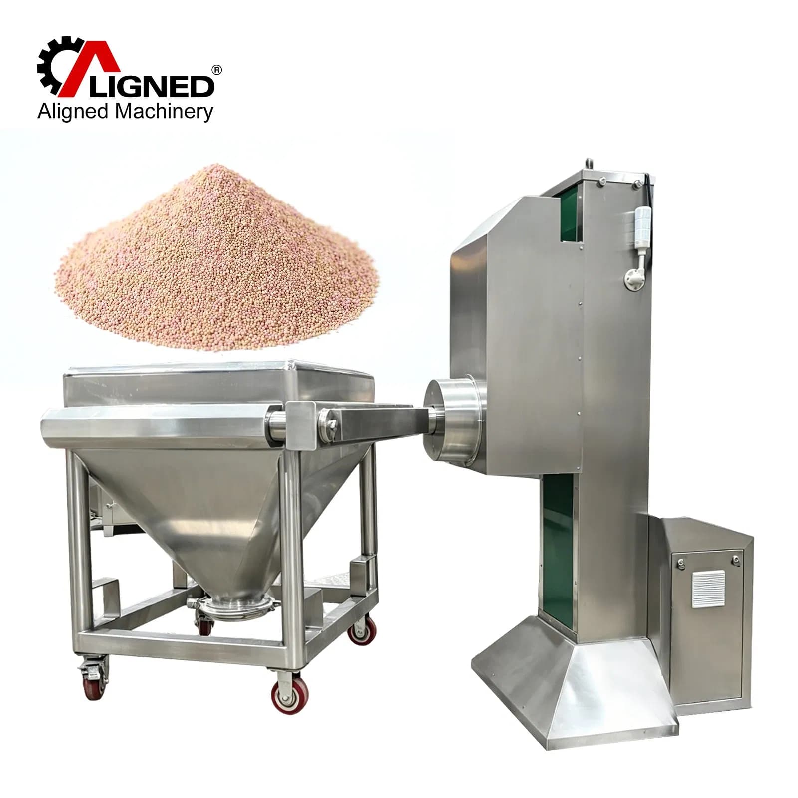 Professional Post Bin Blender with Anti Contamination Design for Clean Production