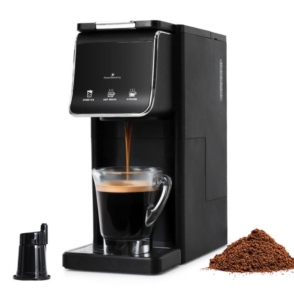 Turkish Espresso Maker 3 in 1 Tea & Coffee & Capsule Single Serve K Cup Coffee Maker