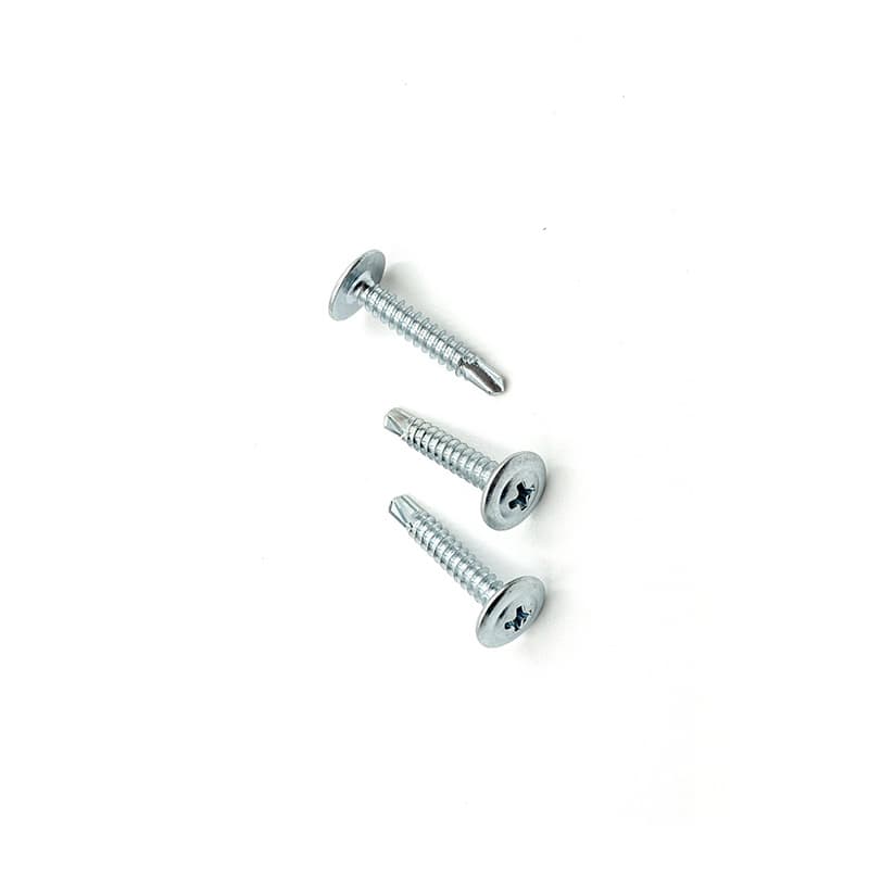 Carbon Steel Metal Galvanized Phillips Round Wafer Truss Head Self Drilling Screw