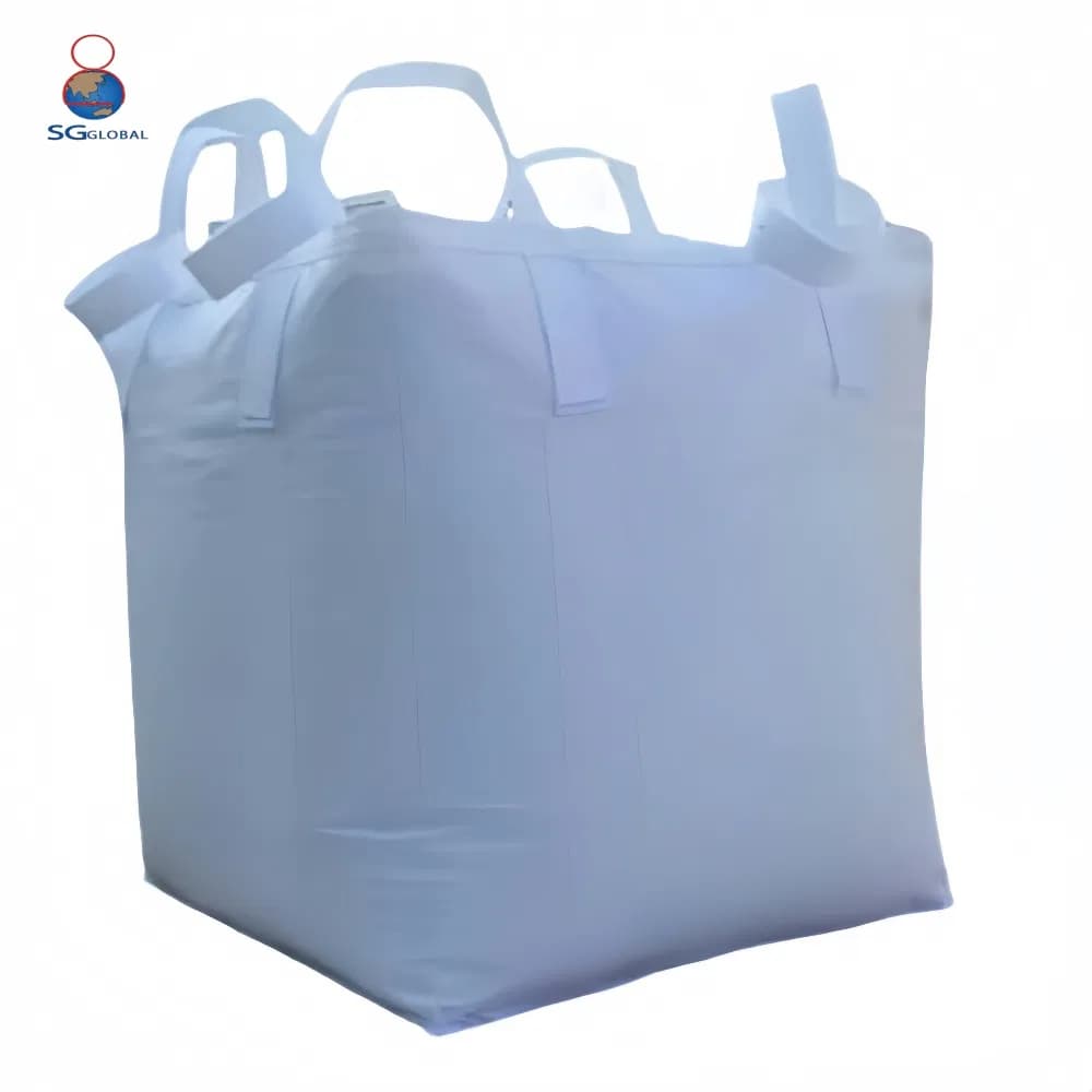 Custom 1 Ton 1000kg Jumbo FIBC Bulk Big Bags Jumbo Bags with Top Filling Spout for Chemical Food Grain Construction Materials Eucalyptus Fire Wood Chips