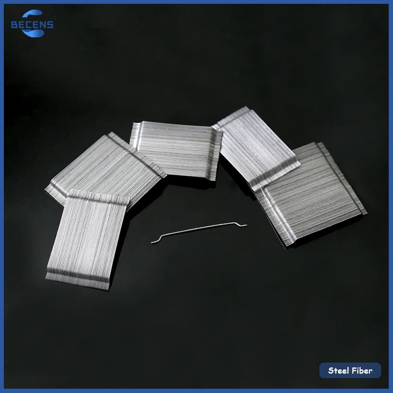 Steel Fiber for Concrete Reinforcement Hooked Glued Building Material for Construction Metal Product Category