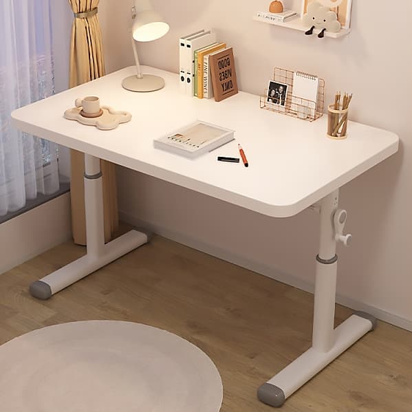 Stable Manual Standing Desk Hand Crank Adjustable Height Table for School