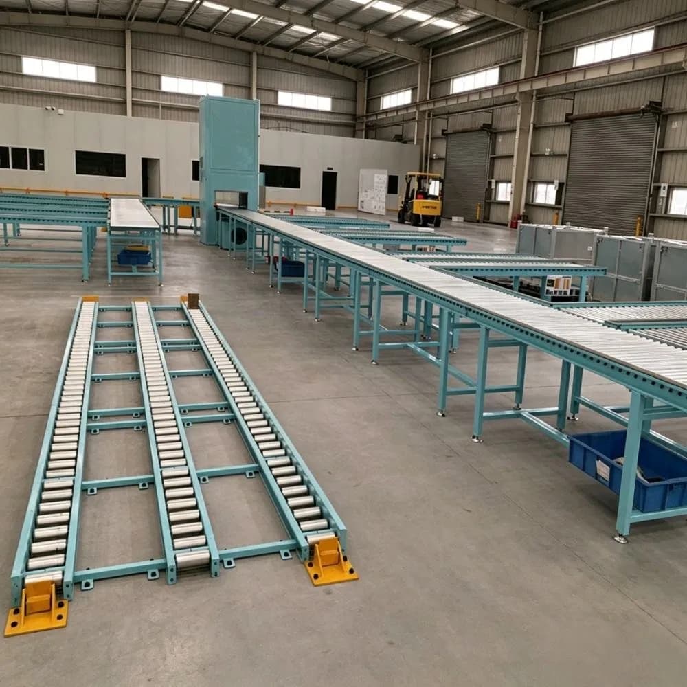 High Efficiency 90° Turning Roller Conveyor, Custom Heavy Duty Roller Conveyor for Warehouse Automation