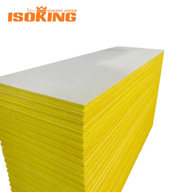 Isoking High Density Bare Fiberglass Board Substrate for Acoustic Panels