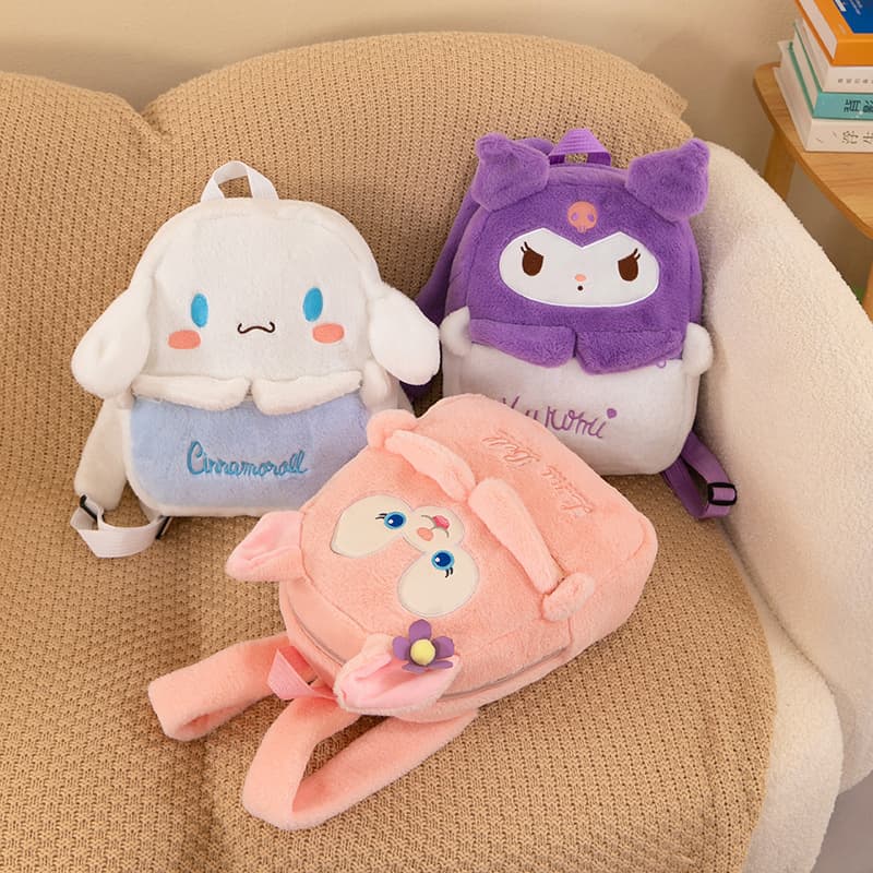 New Kuromi Backpack, Cute Sanrio Student Bag Plush Bag Toys