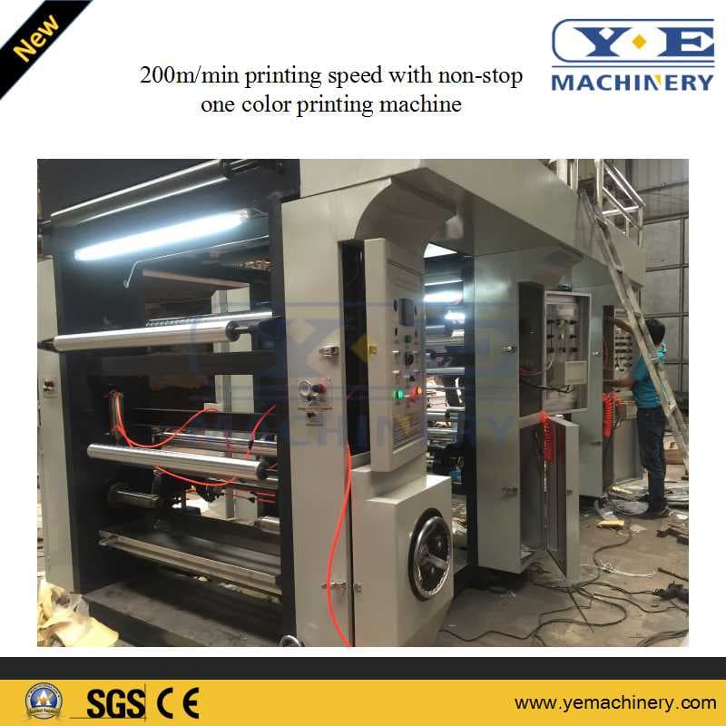 Single Color High Speed Plastic Gravure Press Printing Machine
