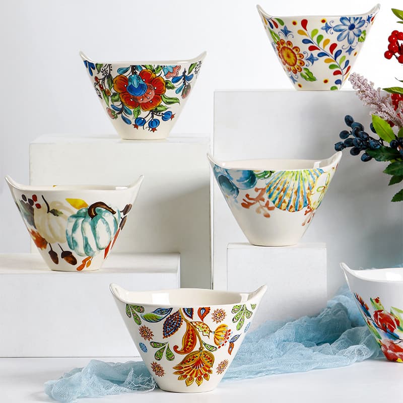 Wholesale High Quality Color Porcelain Conical Bowl Mug