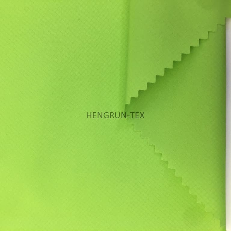 100% Polyester Plain Microfiber Stretch Waterproof Downproof Double Sided Fabric for Down Jacket