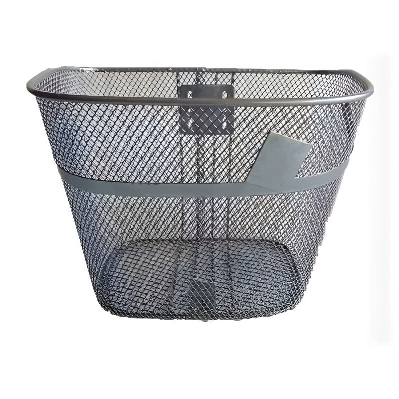 Elegant Stainless Steel Bicycle Basket for Effortless Transport