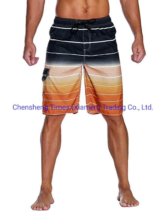 Men Fashion Pocket Quick Dry Breathable Male Custom Triangle Swimwear Shorts