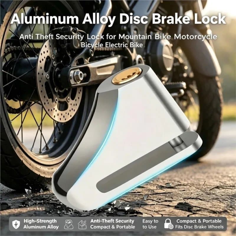 Aluminum Alloy Anti-Theft Disc Brake Lock Is Suitable for Mountain Bikes