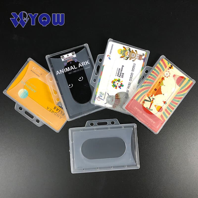 Transparent Hard Plastic Card Name Holder Business Card Case
