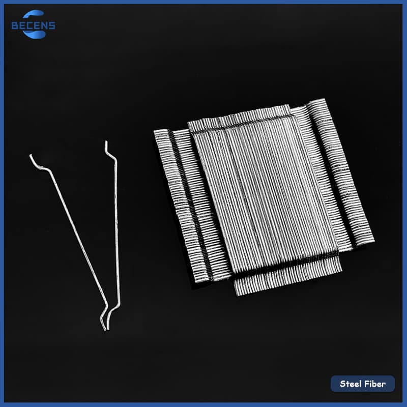 Wholesale Glued/Loose Hooked End Steel Fiber for Refractory Industry /Reinforcement of Ultra-High Performance Concrete