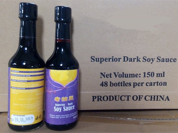 Bulk Wholesale Factory Glass Bottle Cooking Liquid Mushroom Dark Soy Sauce