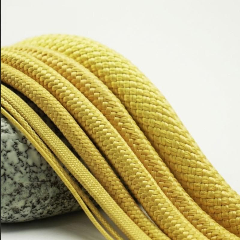 Custom Coated Aramid Kevlar Macrame Braided Rope for Climbing & Bag Handles