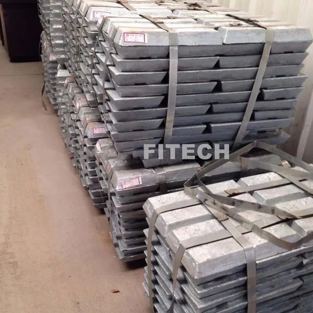 CAS 7440-36-0 High Purity 99.65%/99.85% Antimony Ingot for The Manufacture of Television Screens