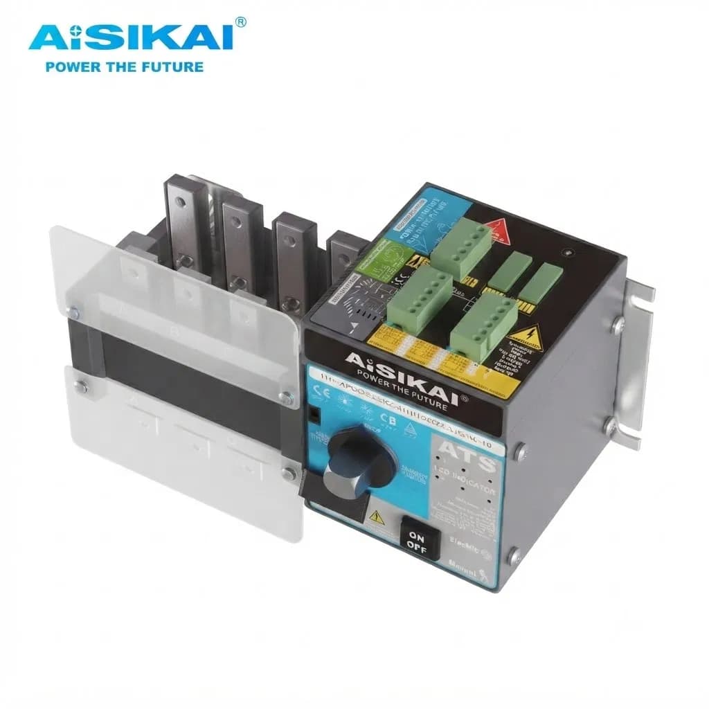 Skt2 2p/3p/4p 20A Motorised Automatic Transfer Switch (ATS)