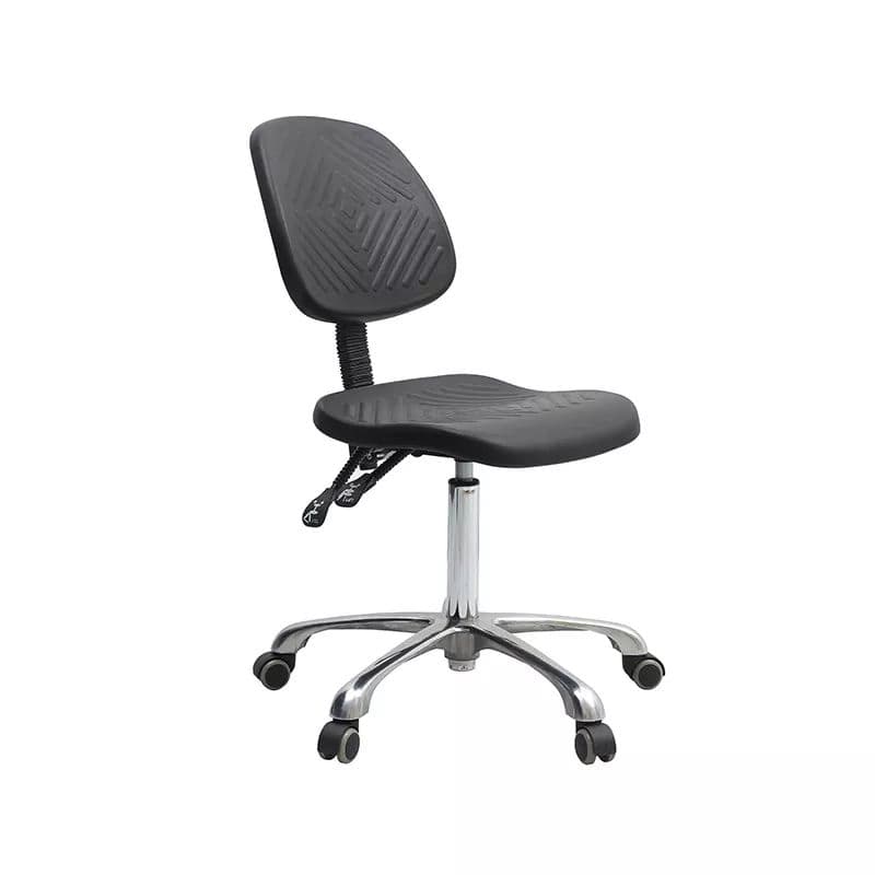 Cleanroom Dental Hospital Adjustable Leather Swivel Lab Stool