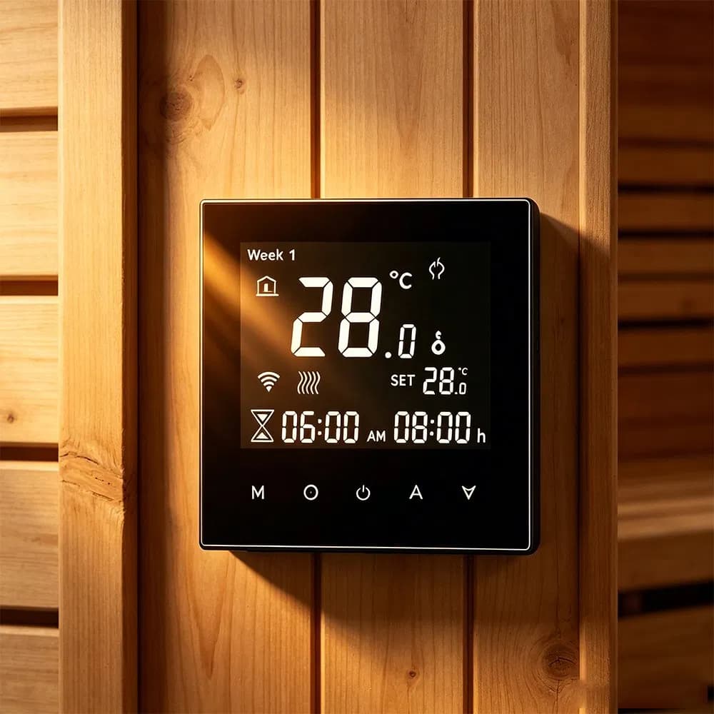 Dry Steam Sauna Controller with External Sauna Controller Panel for Sauna Heater Controller and Sauna Stove