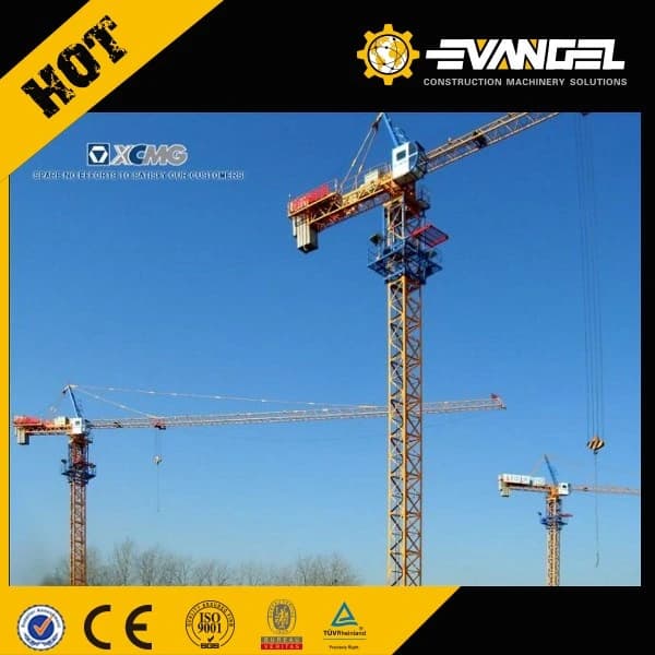 Zoomlion 60m 8 Ton Tower Crane T6013A-8A Tip Weight 1.3 Ton