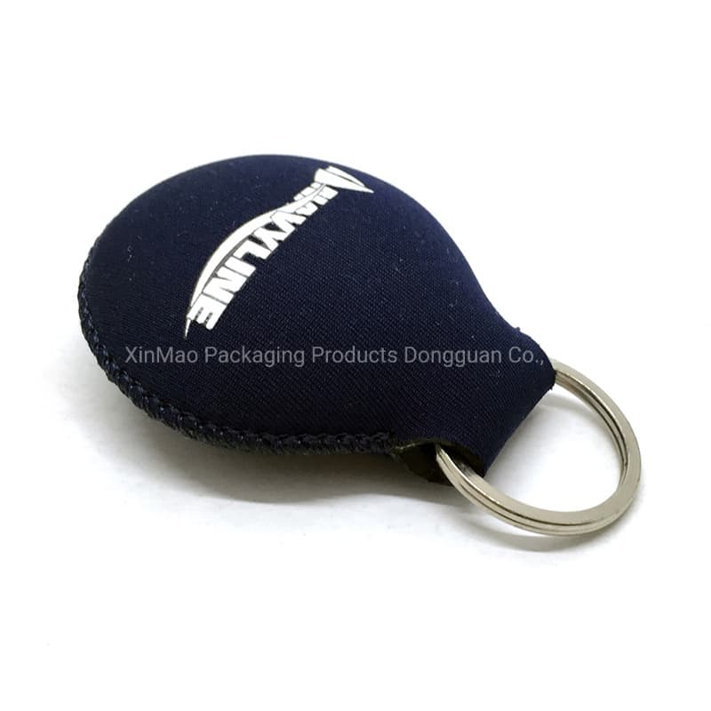 Custom Promotional Gift Neoprene Hand Wrist Lanyard Floating Keychain