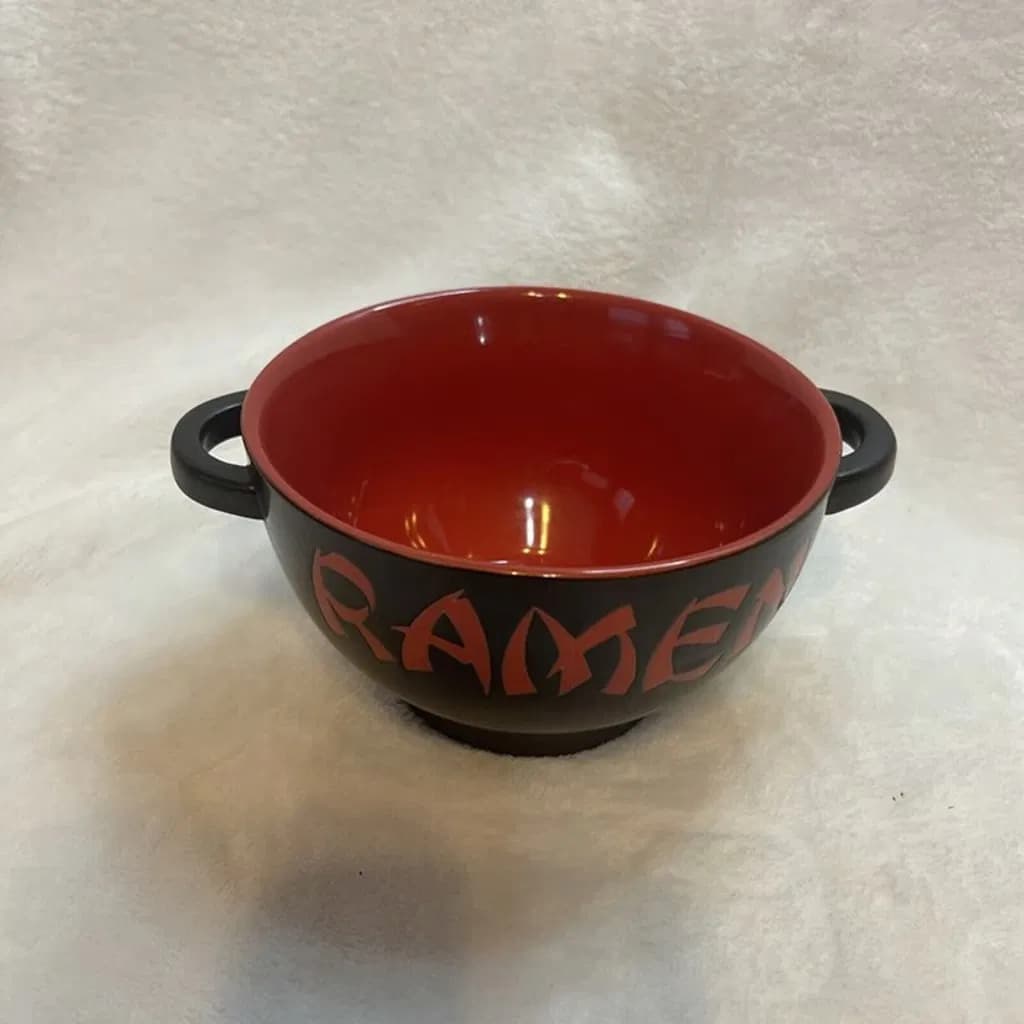 Japanese Style Ceramic Ramen Bowls with Lid & Chopsticks Porcelain Noodle Bowls Set