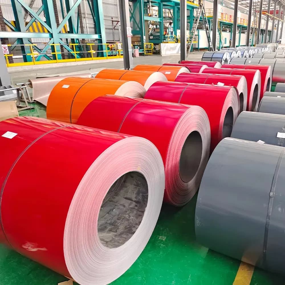 Custom Color Pre Painted Aluminum Coil Architectural Cladding Cold Rolled PPGL PPGI Prepainted Color Coated Aluminum Coil