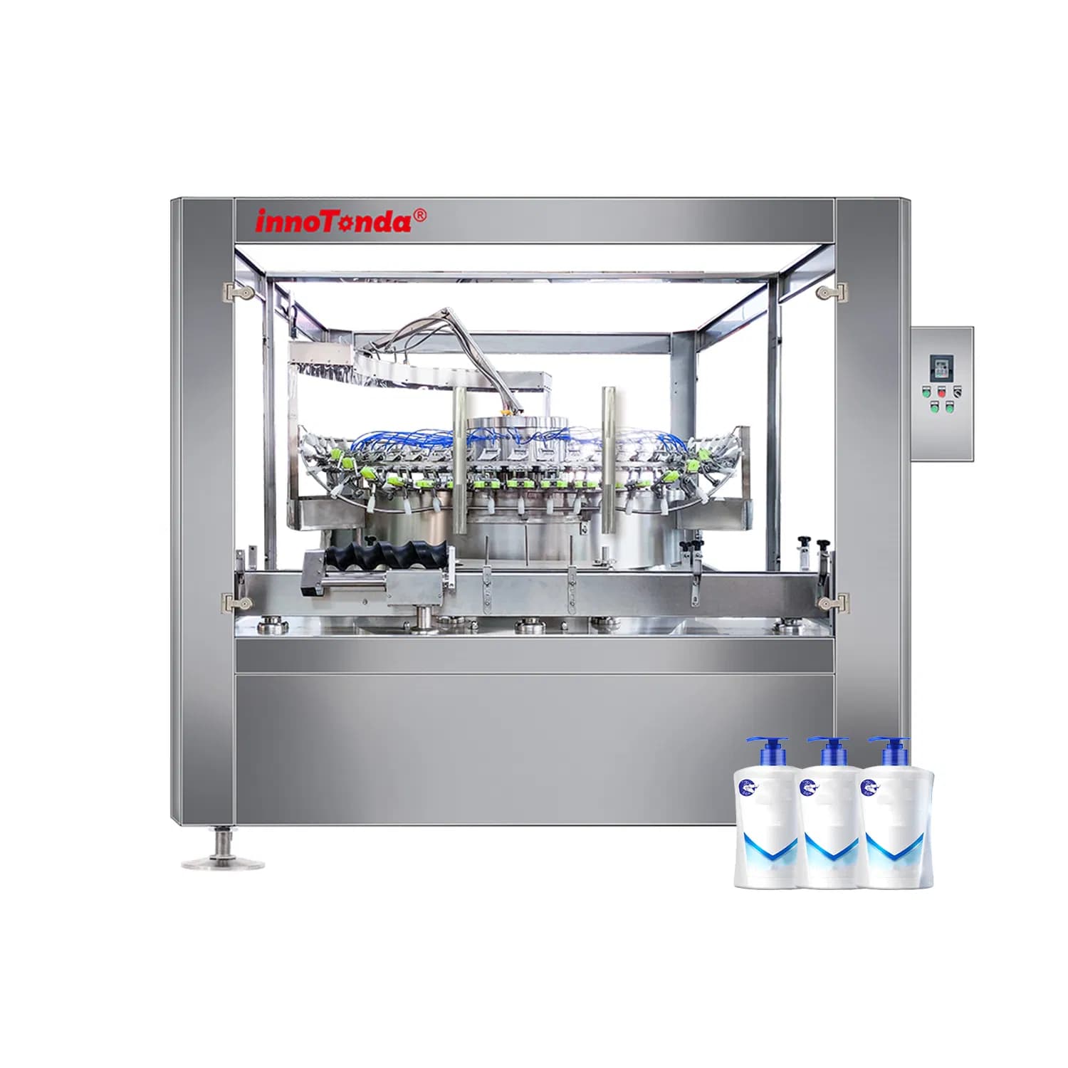 Automatic Glass Milk Bottle Washer Pet Bottle Plastic Washing Machine Commissioning