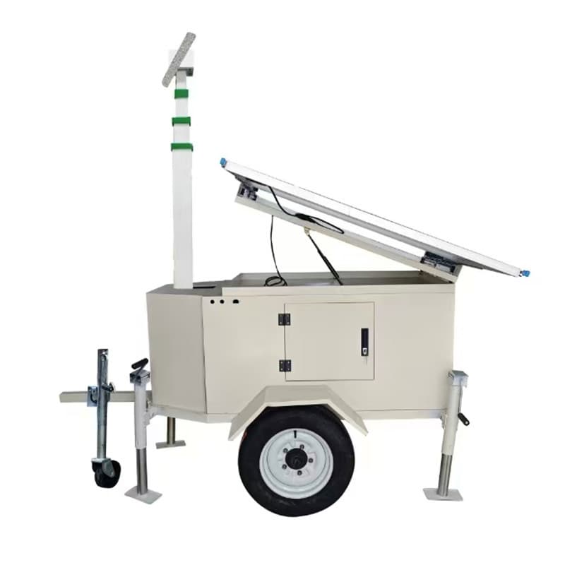 4000W Diesel Engine Telescope Mobile Mast Trailer Light