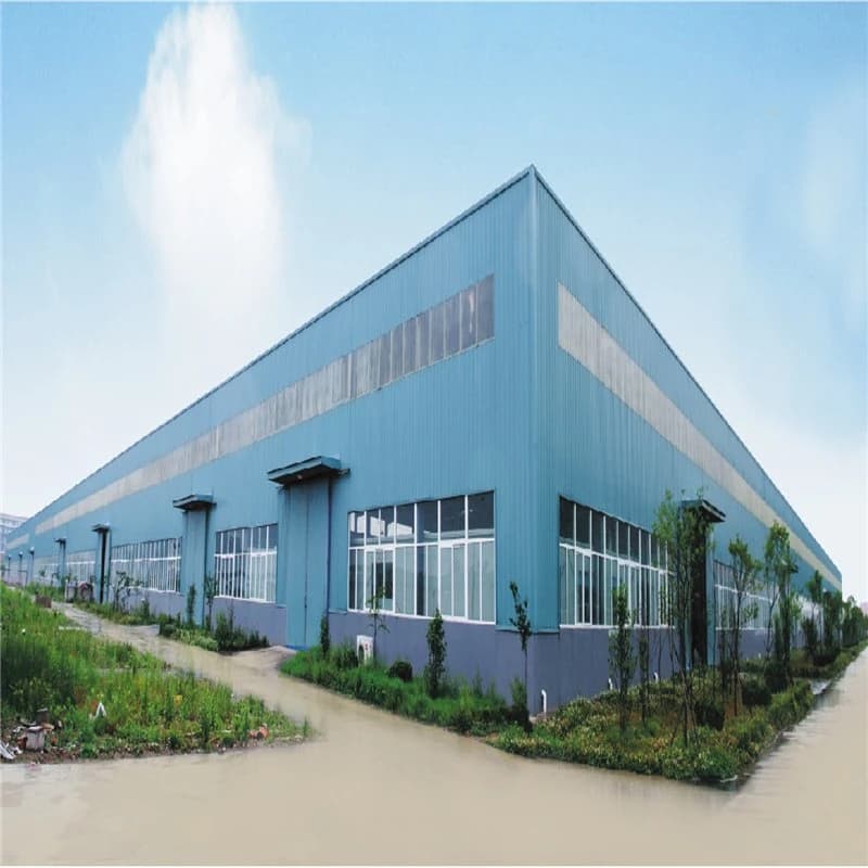 Heavy Duty High Quality Prefabricated Building with Curved Roof Pipe Column