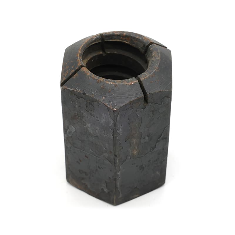 High Strength Bridge Accessories Construction Hex Nut with Groove Spherical Steel Nut