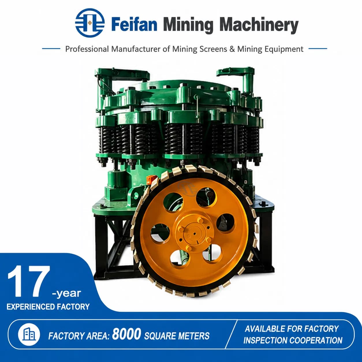 High Efficiency Hydraulic Cone Crusher for Mining