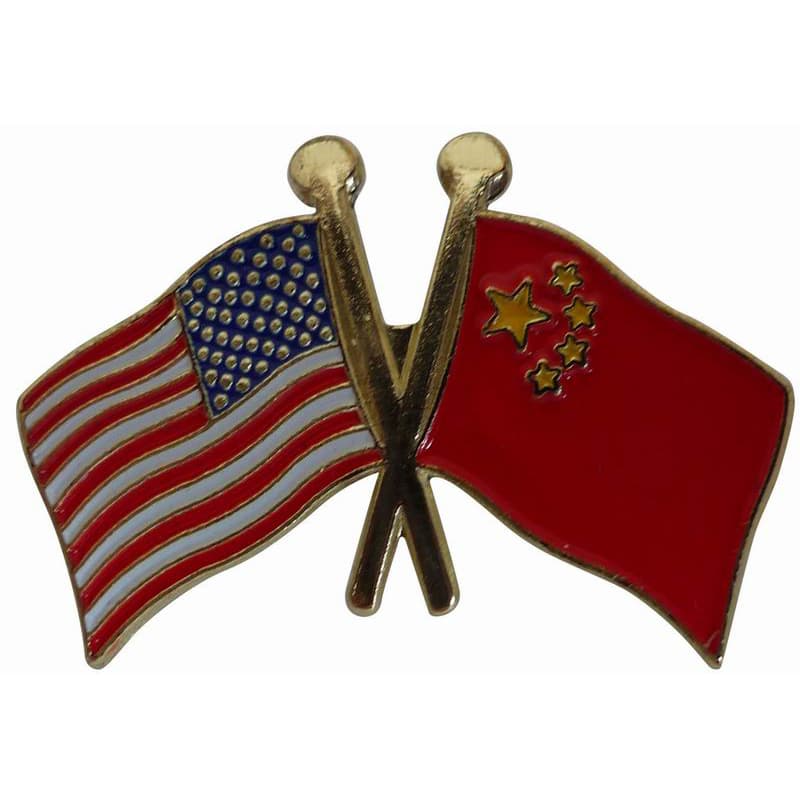 Wholesale Custom Brooch Hijab Hat Badge Country Flag Lapel Metal Enamel Flag Pins