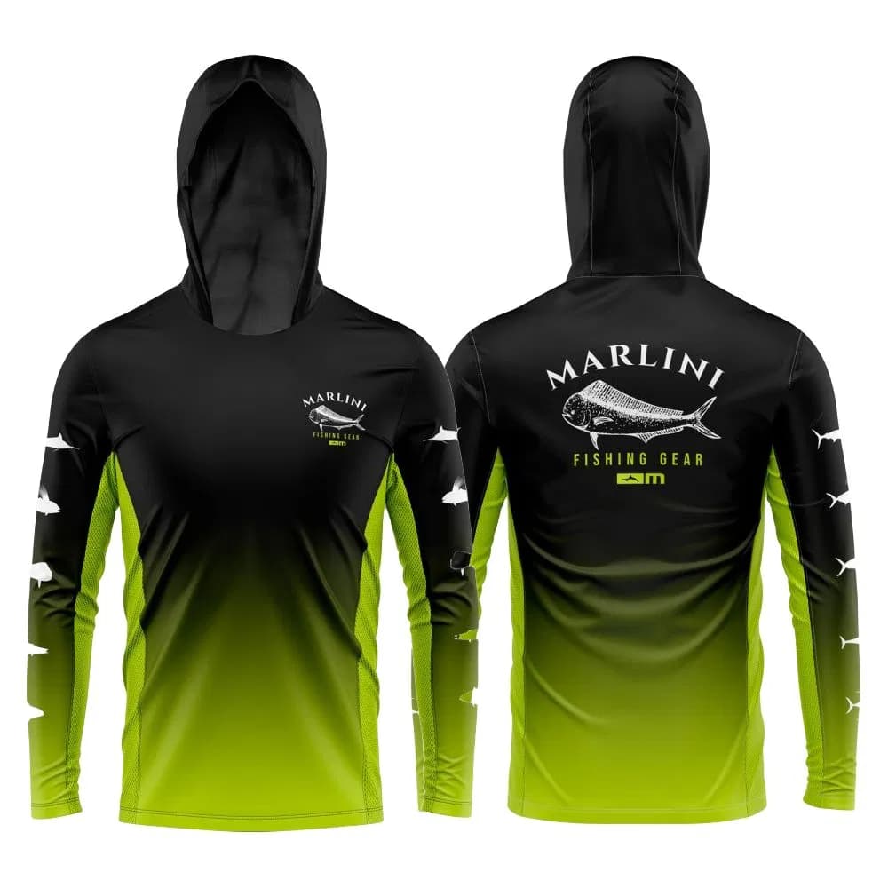 Long Sleeve Fish Hoodie Quick Dry Wholesale Sublimation Fishing Shirt