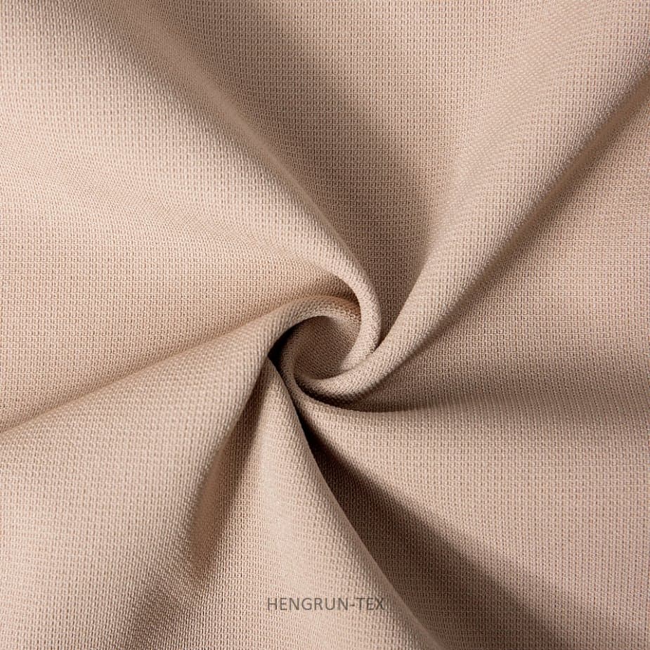 No Spandex Stretch Polyester Two-Component Knitting-Like Woven Fabric for Jacket Suit