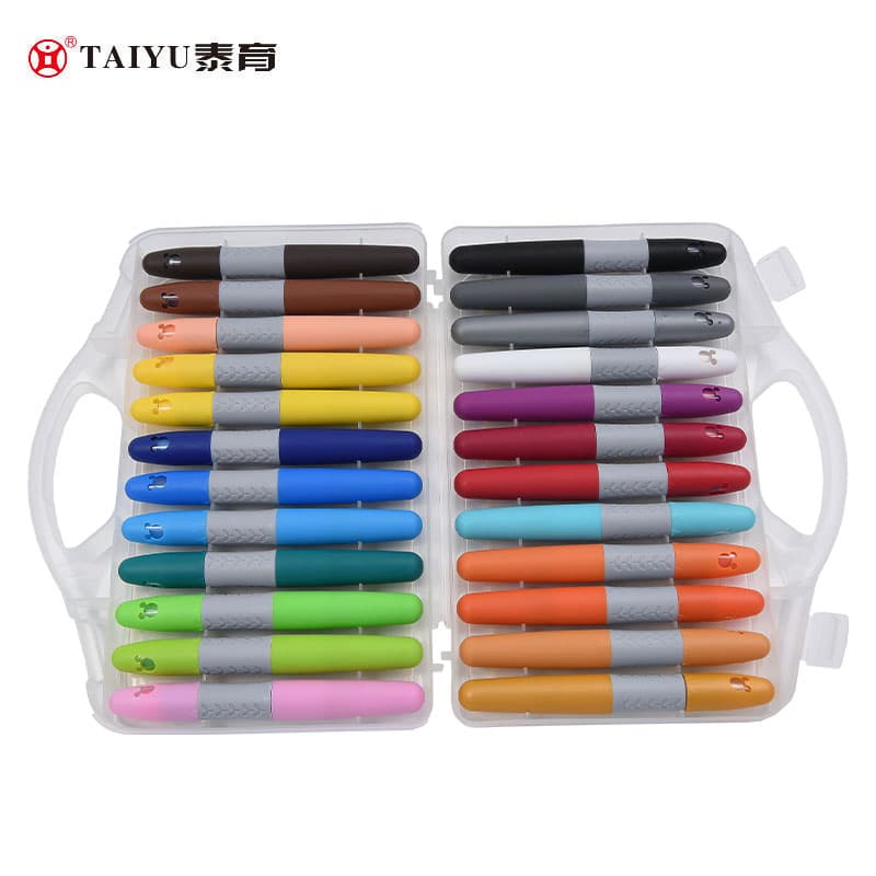 China Factory Industry Leading Great Quality High Quality Multicolor Micky Crayon Safe and Eco-Friendly 24 Color