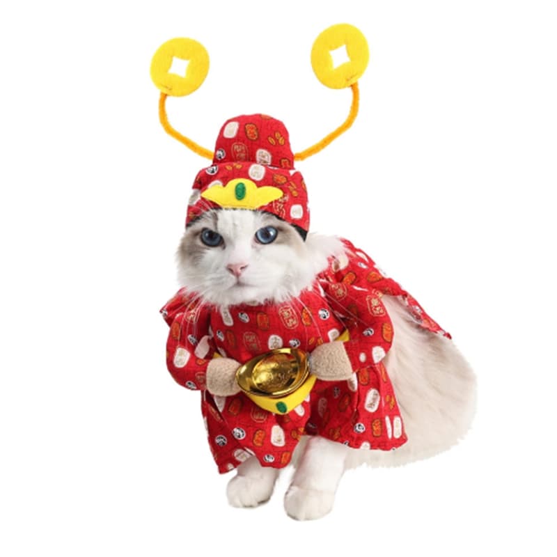 Festive Dog Clothes for New Year Compressed Pet Accessories Pet Product