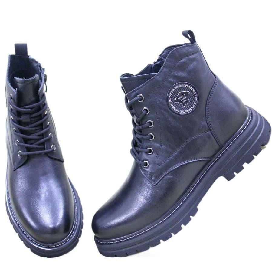 Classic Leather Dress Office Party Winter Warm Men Shoe Boots