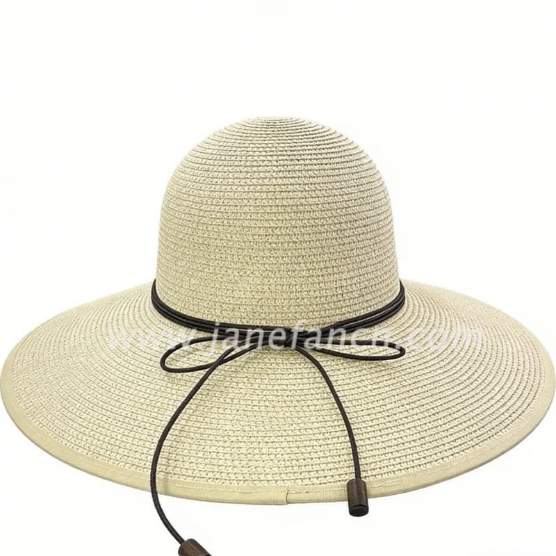 Women's Wide Brim Wholesale Custom Summer Beach Sun Floppy Paper Straw Hat
