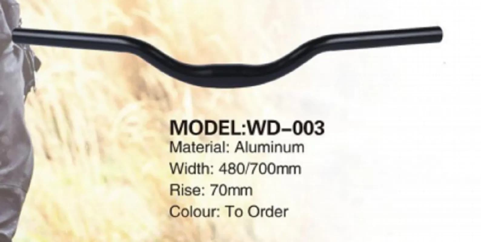 Cheap Price Mountain Bike Handle Bar Anodized Swallow Riser Bicycle Handlebar
